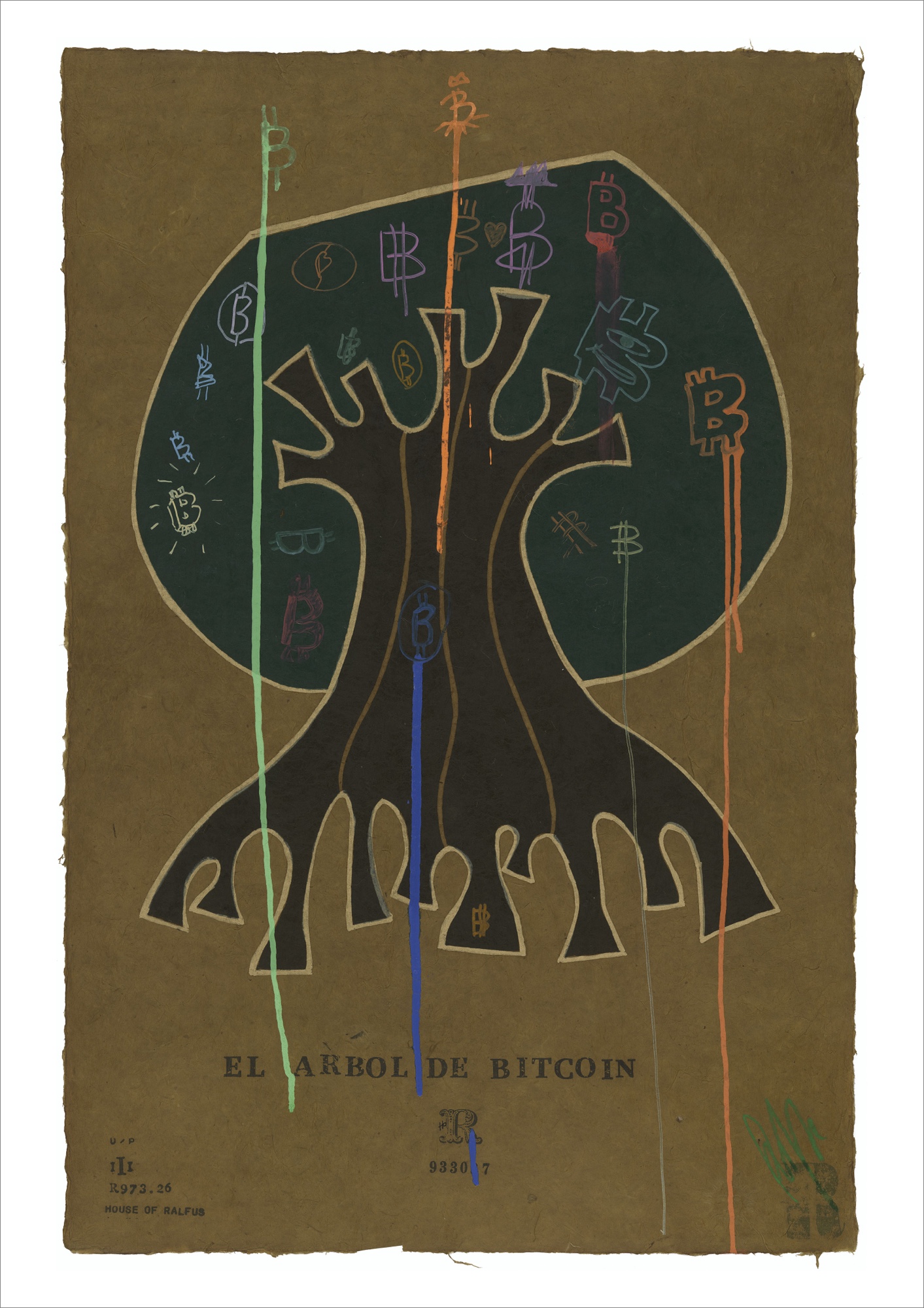 El Árbol de Bitcoin OG Signed — A1 limited edition print