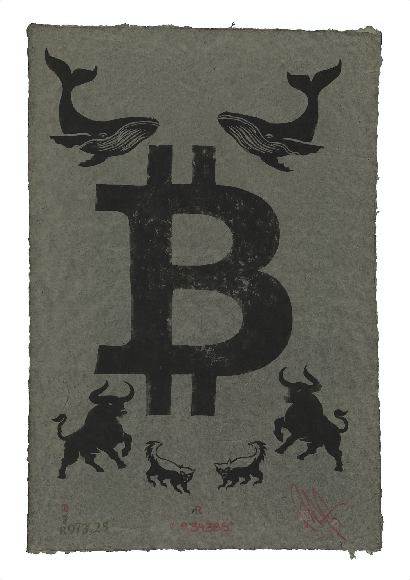The Genesis Proof Grey — A1 limited edition print